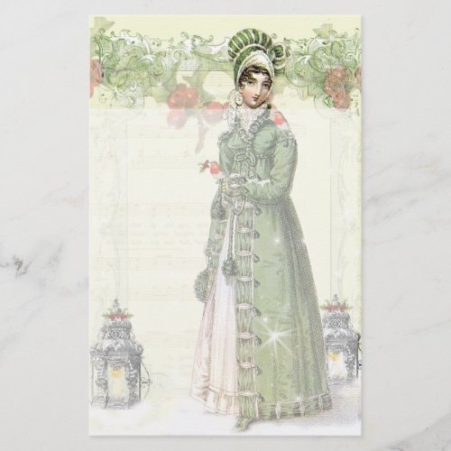 A Joyous Noel _ Jane Austen inspired Stationery