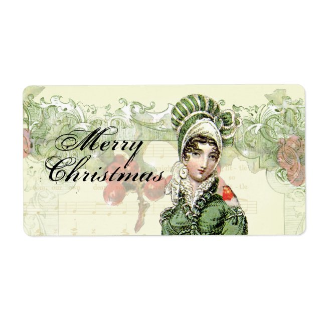 A Joyous Noel Label (Front)