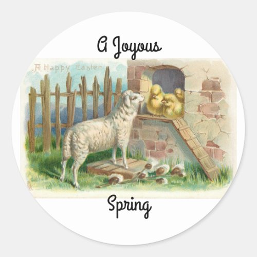 A Joyous Spring Sticker