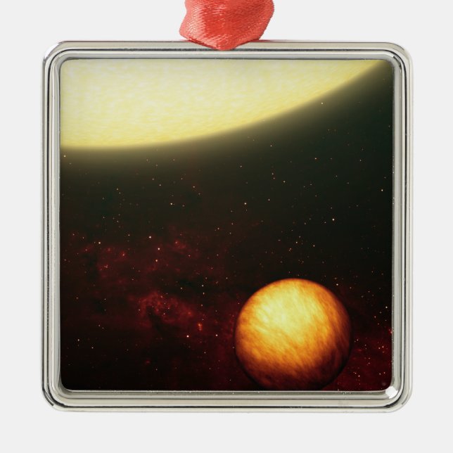 A Jupiter-like planet Metal Ornament (Front)