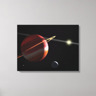 A Jupiter-mass planet orbiting the nearby star Canvas Print