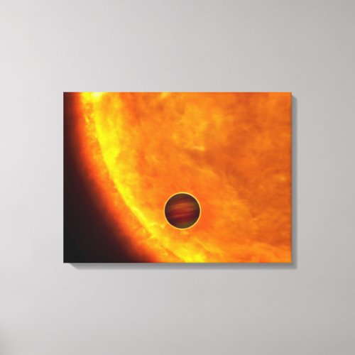 A Jupiter_sized planet Canvas Print