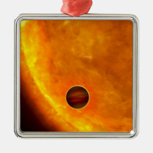 A Jupiter-sized planet Metal Ornament