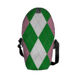 A.K.A Pink & Green Argyle Messenger Bag A.K.A Pink & Green Argyle Messenger Bag