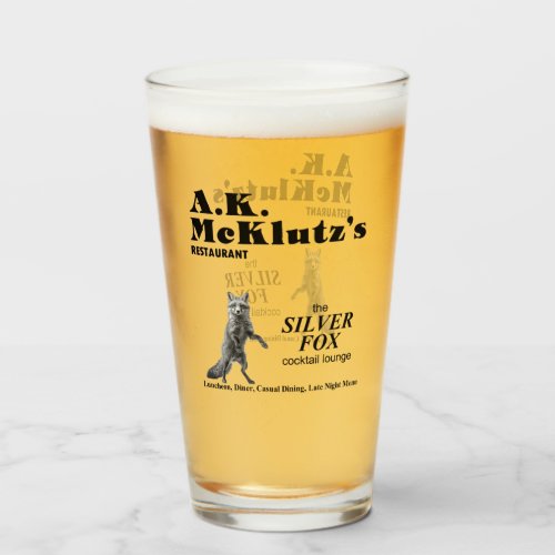 A K McKlutzs Restaurant Arlington Heights IL Glass