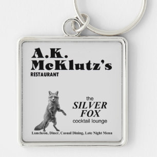 A. K. McKlutz's Restaurant, Arlington Heights, IL Keychain