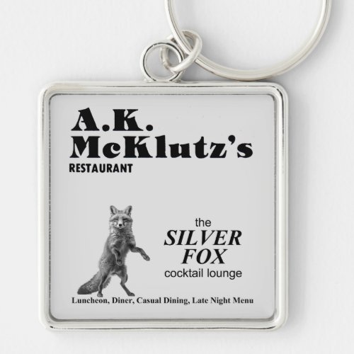 A K McKlutzs Restaurant Arlington Heights IL Keychain