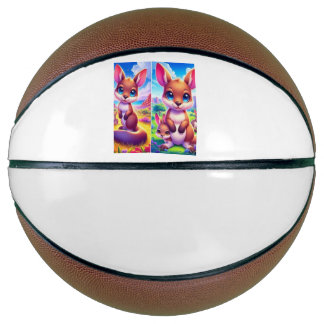 A kangaroo family basketball