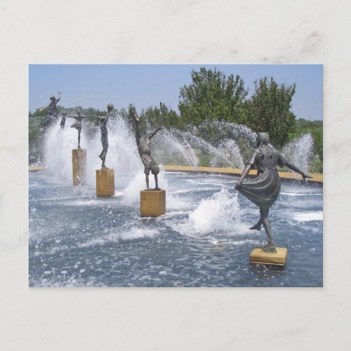 A Kansas City Missouri Fountain Postcard