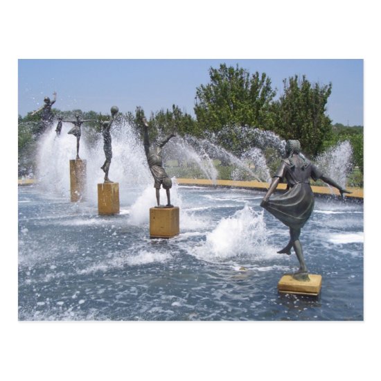 A Kansas City Missouri Fountain Postcard