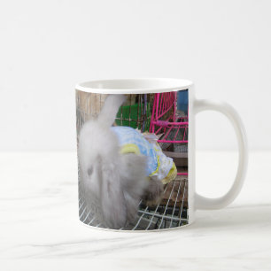 A Kawaii Bunny Rabbit in a Dress Coffee Mug