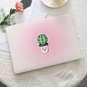 A kawaii cacti  sticker