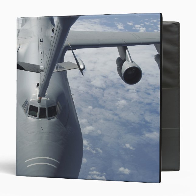 A KC-10 Extender prepares to refuel a C-5 Galax 3 Ring Binder (Front/Inside)