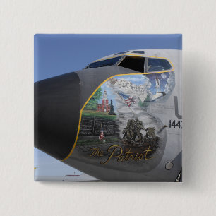 A KC-135 Stratotankerdisplaying patriotic nose Button
