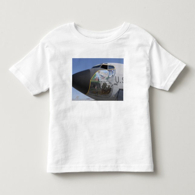 A KC-135 Stratotankerdisplaying patriotic nose Toddler T-shirt (Front)