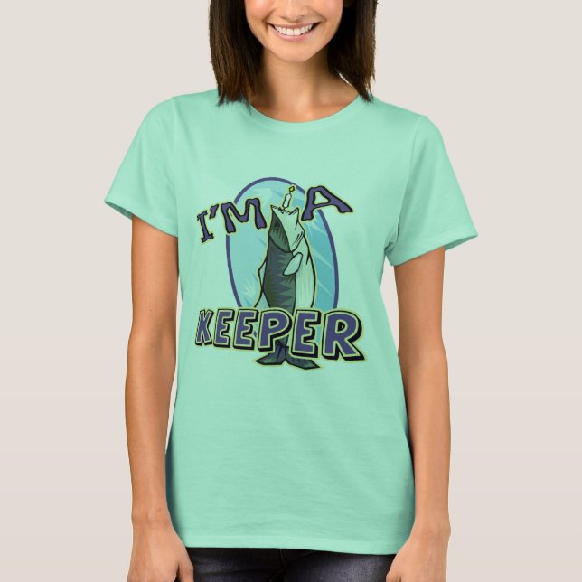 A Keeper Fishing T-shirts and Gifts (Front)