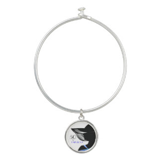 A keepsake for her fabulous 50th birthday bangle bracelet