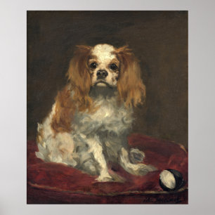 A King Charles Spaniel - Edouard Manet Fine Art Poster