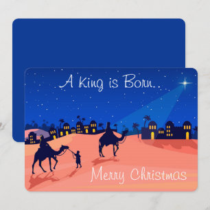A King is Born Holiday Card