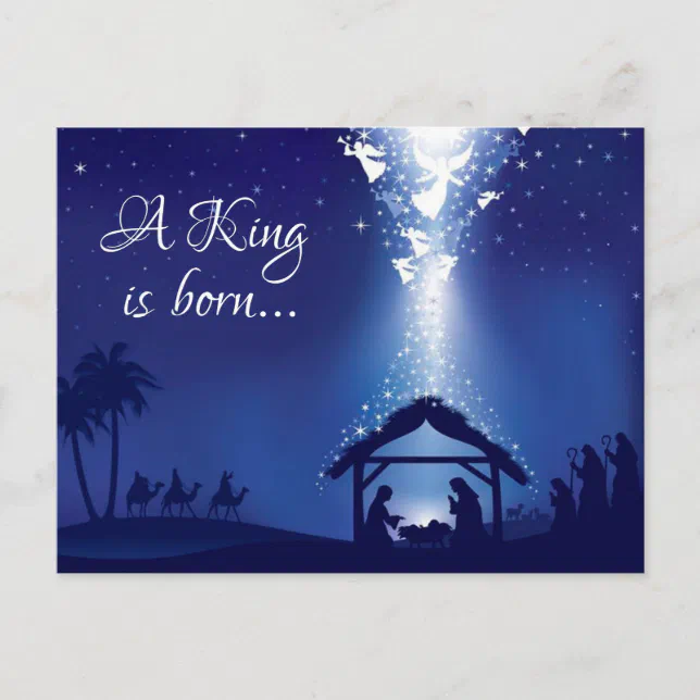 A king is born.. postcard | Zazzle