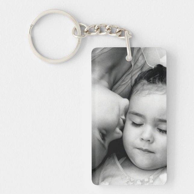 A Kiss For O Rectangle Keychain (2 sided) (Front)
