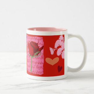 A kiss for you Two-Tone coffee mug