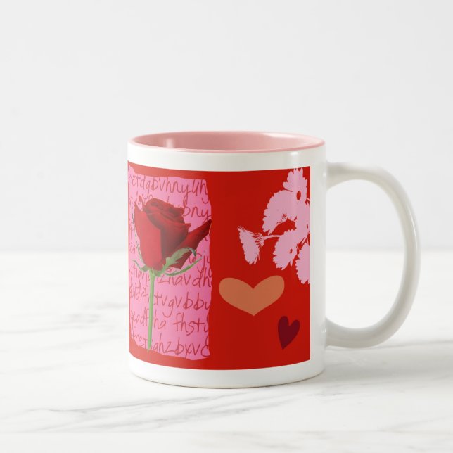 A kiss for you Two-Tone coffee mug (Right)