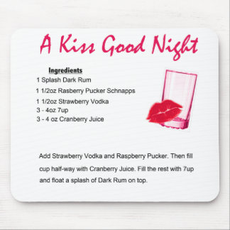 a kiss goodnight 3 mouse pad