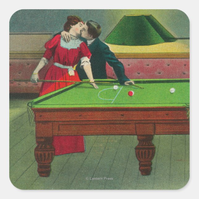 A Kiss off the Red Square Sticker (Front)