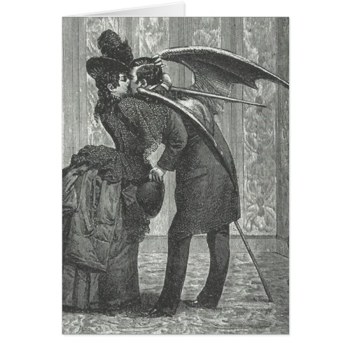 A Kiss VictorianGothic Winged Vampire