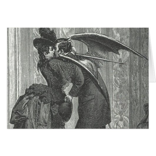 A Kiss Victorian/Gothic Winged Vampire Cards (Front Horizontal)