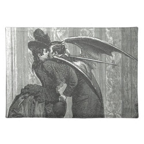 A Kiss VictorianGothic Winged Vampire Placemat