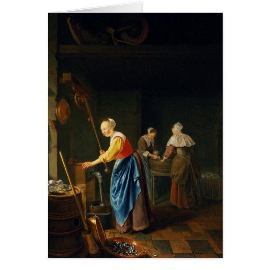A Kitchen Scene Cards (Front)