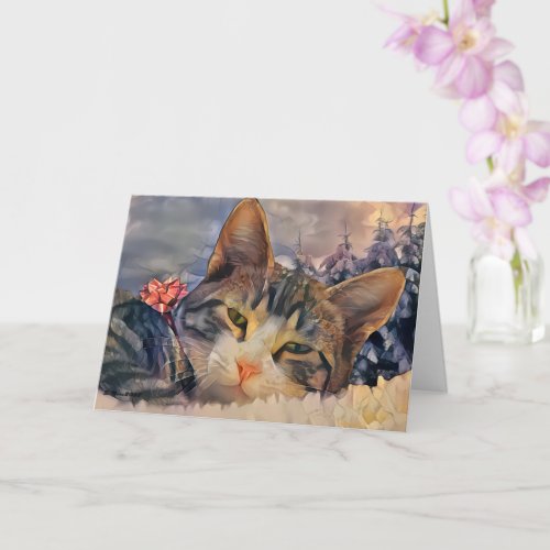 A Kitten Christmas Card