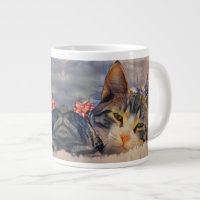 A Kitten Christmas Giant Coffee Mug