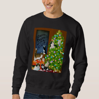 A Kitty Cat Christmas Sweatshirt