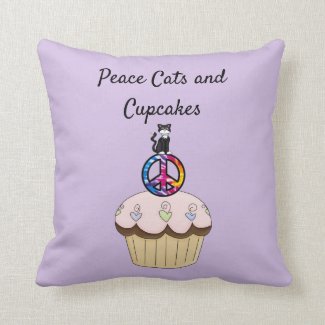 Awesome Peace, Cats and Cupcake Home Decor