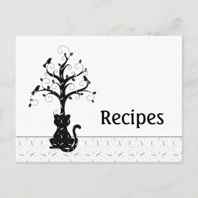 A Kitty's Imagination Recipe Card (Front)