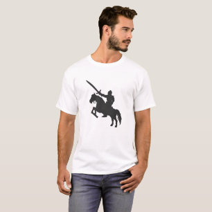 A knight on a horse - Choose background color T-Shirt