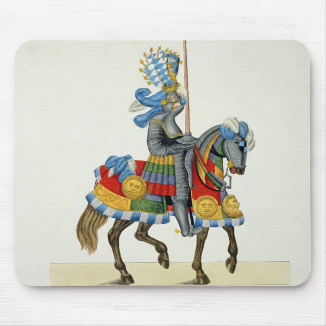 A knight on his way to a tournament, plate from 'A Mouse Pad (Front)