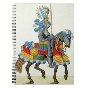 A knight on his way to a tournament, plate from 'A Notebook