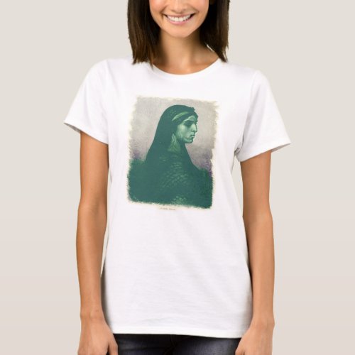 A Koptic woman monochrome green T_Shirt