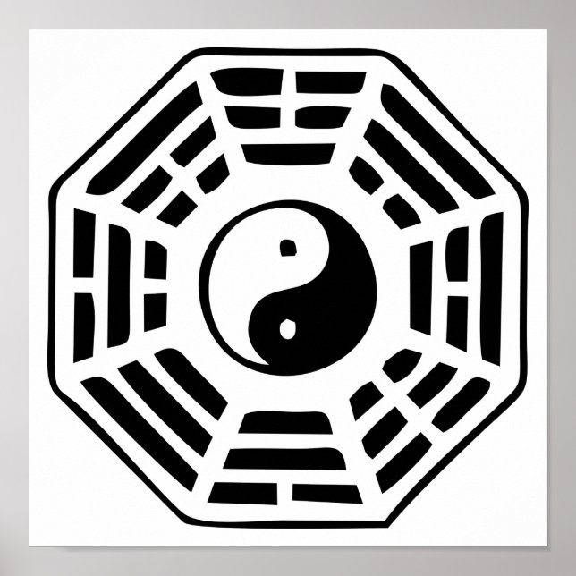 a Kua Bagua Symbol Poster (Front)