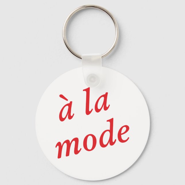 a la mode keychain (Front)