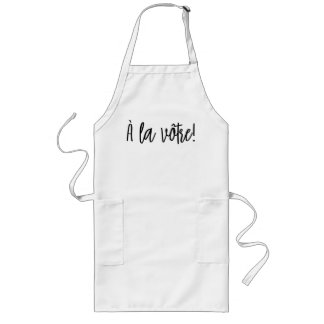 À la vôtre (Cheers) French Chef's Apron