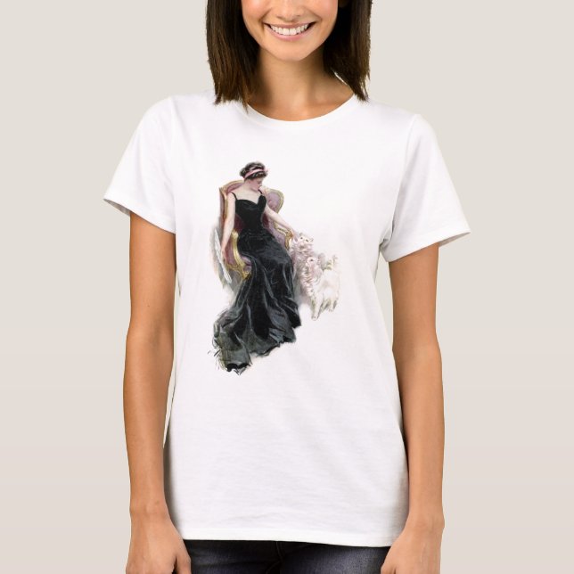 A Lady and Her Cats T-Shirt (Front)