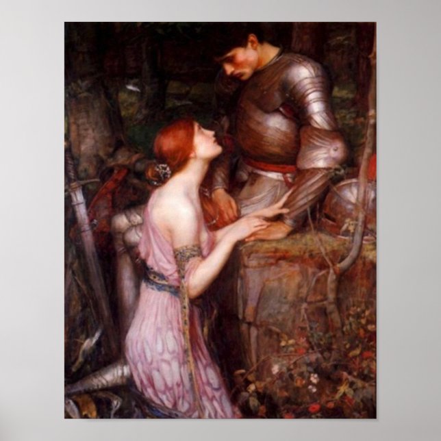 A Lady and Her Knight Romantic Poster (Front)