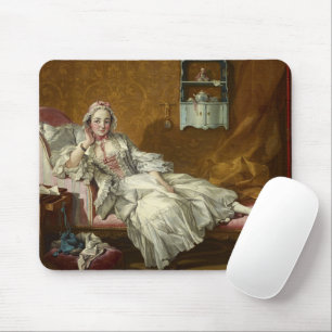 A Lady on Her Day Bed, 1743 by Francois Boucher Mouse Pad