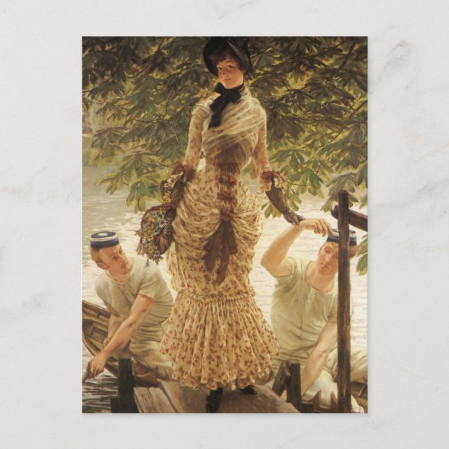 A Lady on the Thames Postcard (Front)