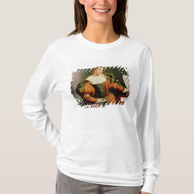 A Lady with a Drawing of Lucretia, c.1530-33 T-Shirt (Front)